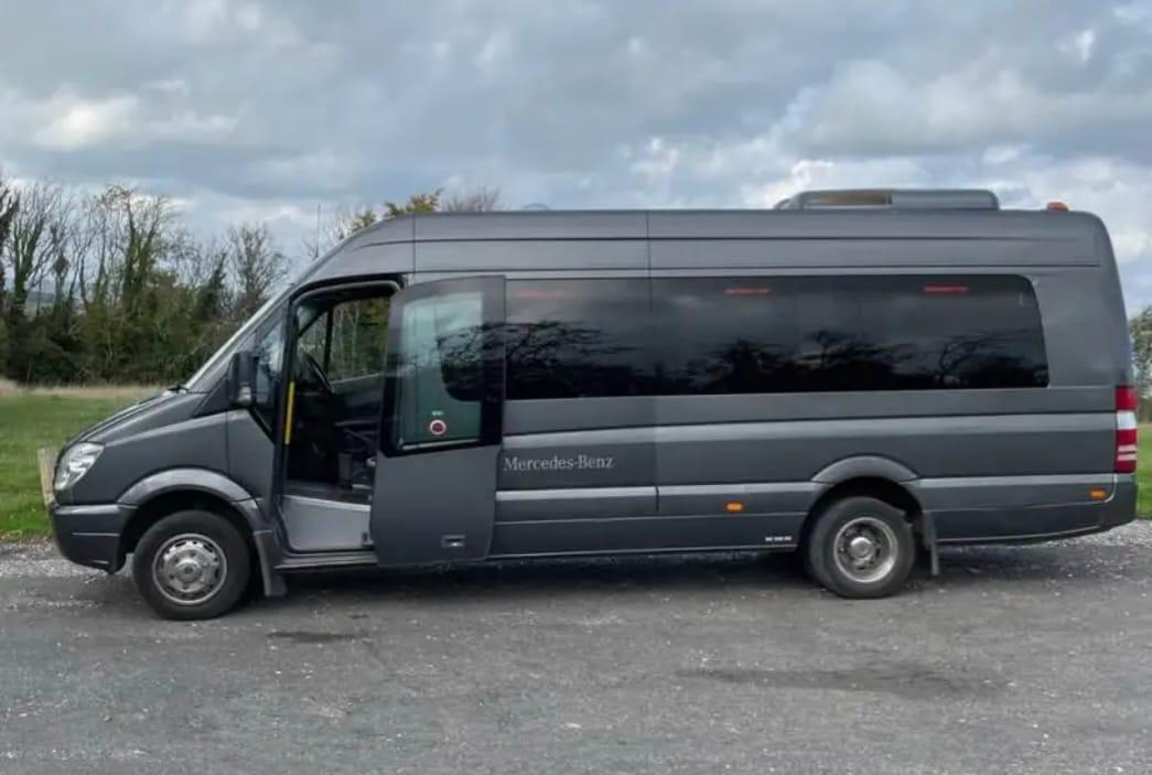 Group enjoying a private hire trip